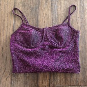 Topshop shimmer bodysuit
